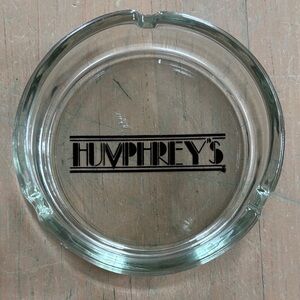 Vintage Glass Ashtray - Humphrey’s of San Diego